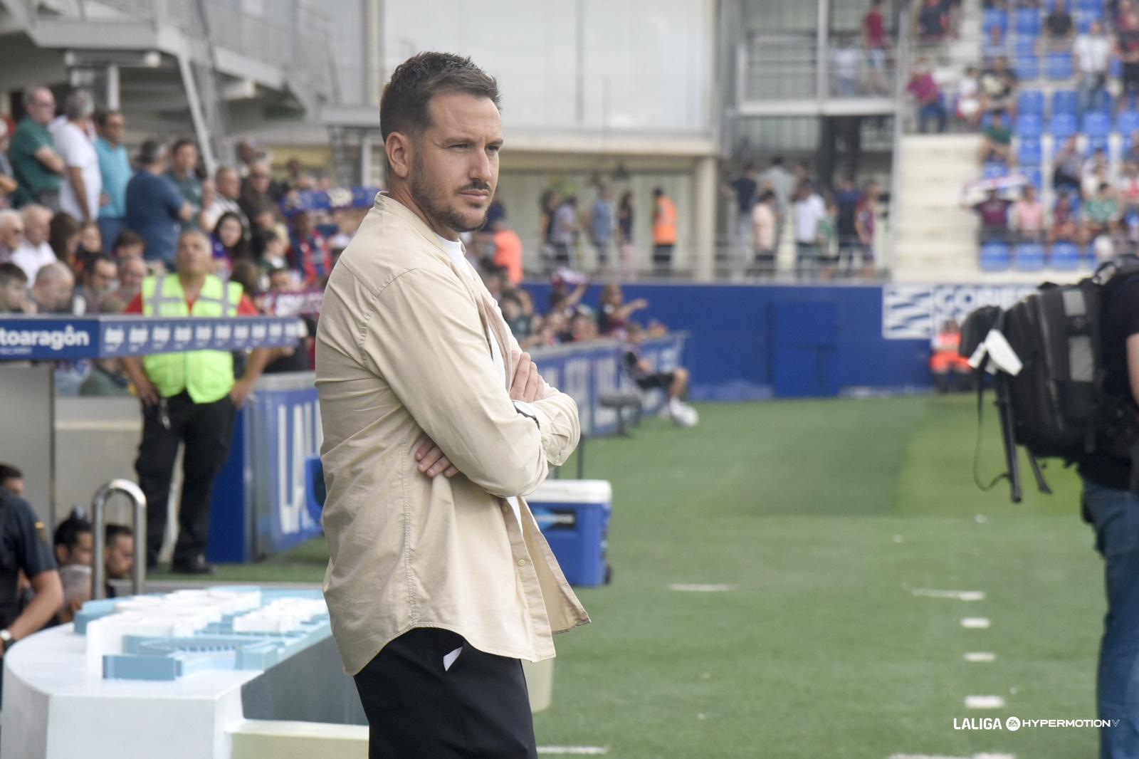 Sergi Guilló ante el Málaga